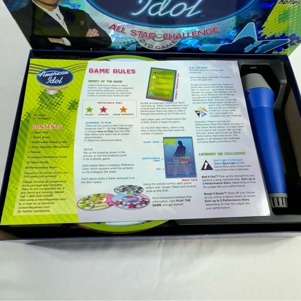 American Idol All Star Challenge DVD Game
